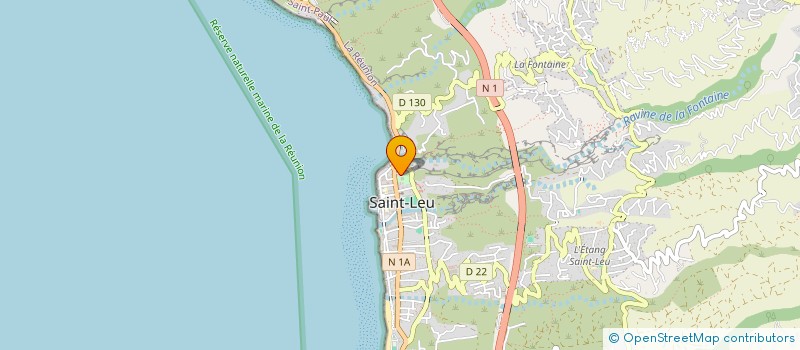 localisation de l'entreprise RUN SURF à SAINT-LEU