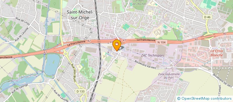 localisation de l'entreprise RUN TIME  SAINT-MICHEL-SUR-ORGE