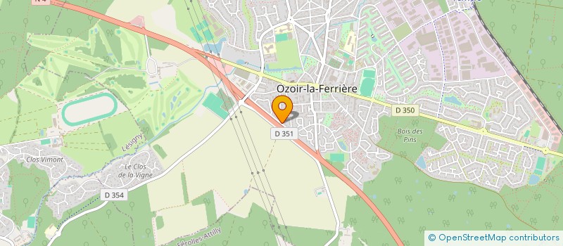 localisation de l'entreprise RUN TO LIVE à OZOIR-LA-FERRIERE