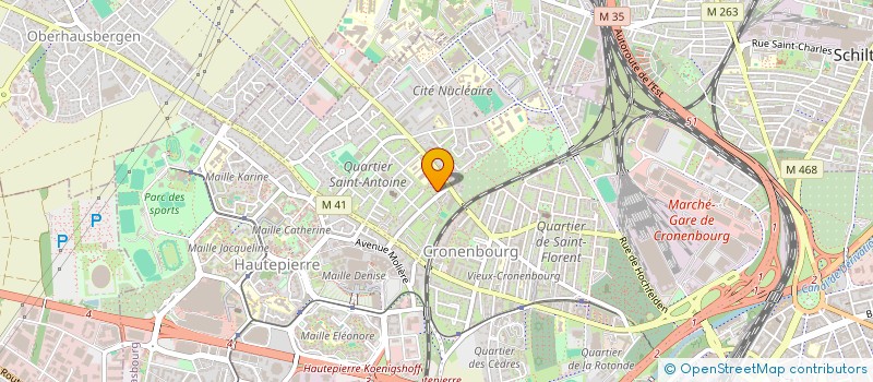 localisation de l'entreprise RUN TOWN TAXI  STRASBOURG