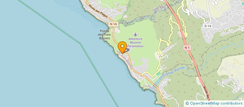 localisation de l'entreprise RUN TUIT TUIT DREAM  LES TROIS-BASSINS