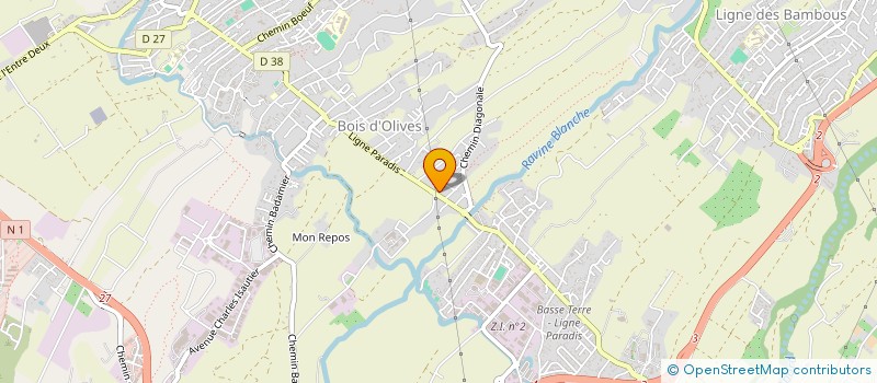 localisation de l'entreprise RUN VRD  SAINT-PIERRE