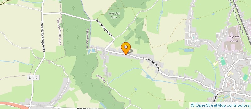 localisation de l'entreprise RUNAAN  FEIGNIES