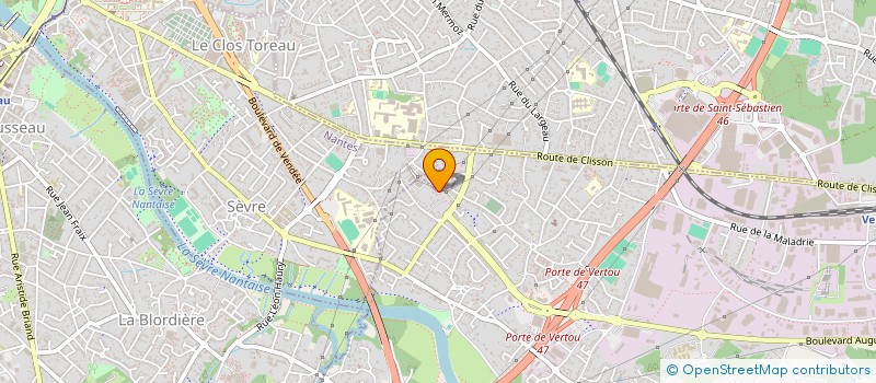 localisation de l'entreprise RUNBOT à VERTOU