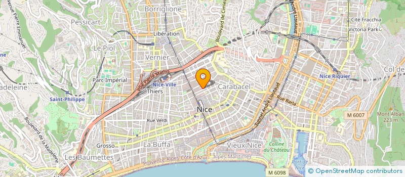 localisation de l'entreprise RUNE INTERIOR à NICE