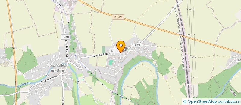 localisation de l'entreprise RUNES EDITIONS  LESIGNY