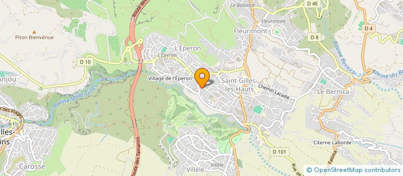 localisation de l'entreprise RUNEW à SAINT-PAUL