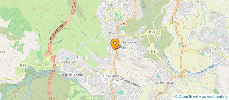 localisation de l'entreprise RUNEX à SAINT-PAUL