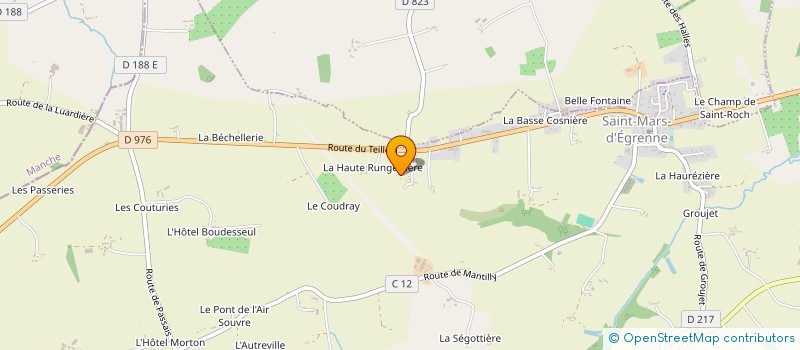 localisation de l'entreprise RUNGETIERE SAS à SAINT-MARS-D'EGRENNE