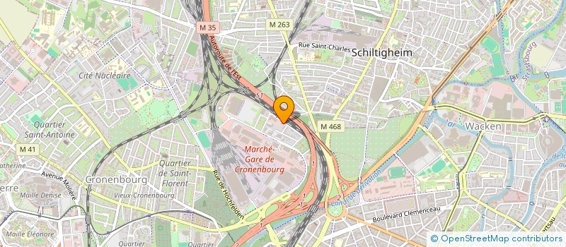 localisation de l'entreprise RUNGIS AUTO à STRASBOURG