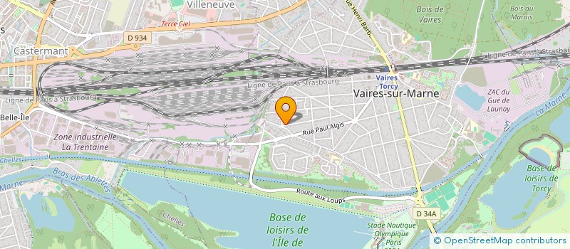 localisation de l'entreprise RUNGIS PECHE  VAIRES-SUR-MARNE