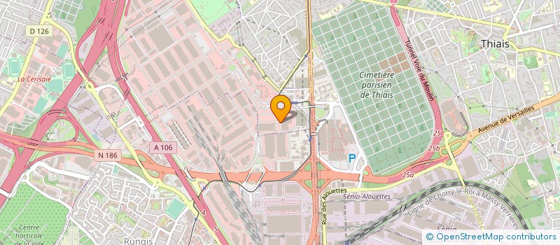 localisation de l'entreprise RUNGIS PRODUCTION  CHEVILLY-LARUE