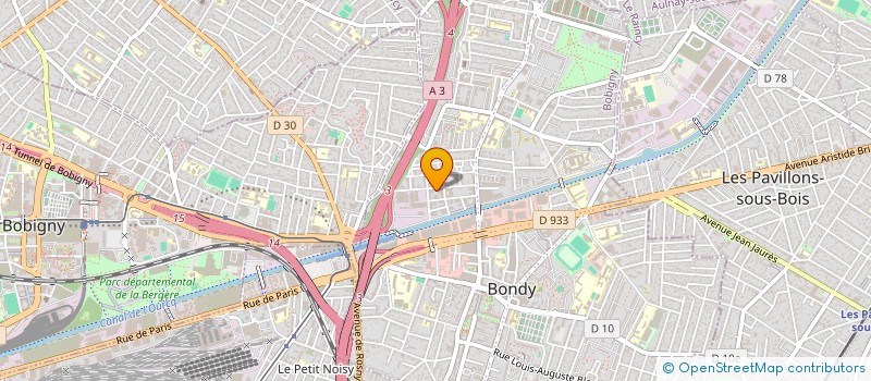 localisation de l'entreprise RUNGIS RENOVATION  BONDY