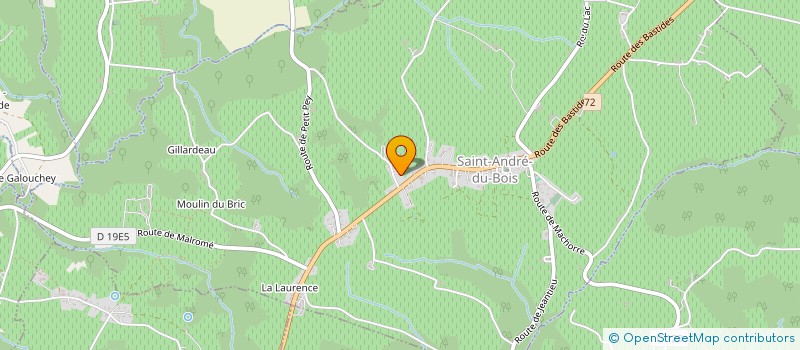 localisation de l'entreprise RUNIMMO  SAINT-ANDRE-DU-BOIS