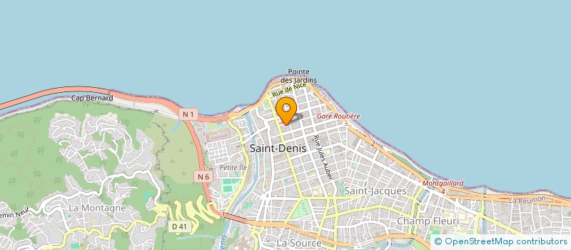 localisation de l'entreprise RUNIMMO GESTION à SAINT-PAUL