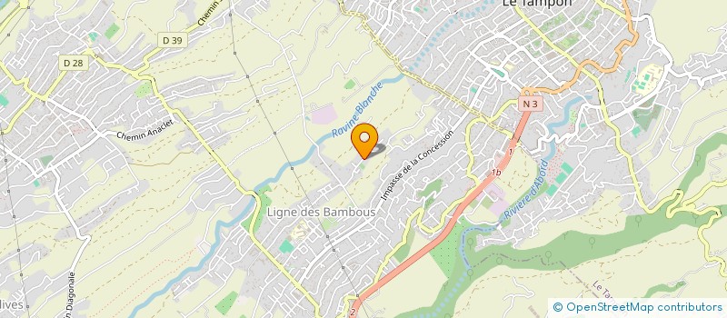 localisation de l'entreprise RUNIMMO SAVIGNY à SAINT-PIERRE