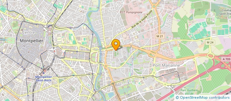 localisation de l'entreprise RUNIMMO34 à MONTPELLIER