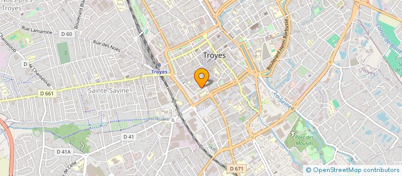 localisation de l'entreprise RUNNING 3 à TROYES