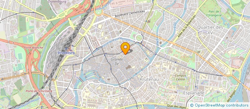 localisation de l'entreprise RUNNING 67 à STRASBOURG