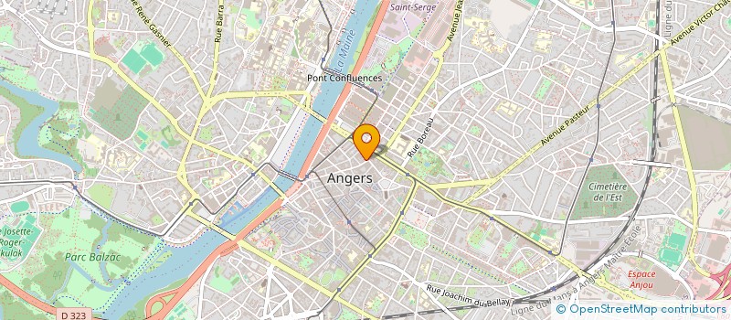 localisation de l'entreprise RUNNING ANGERS à ANGERS