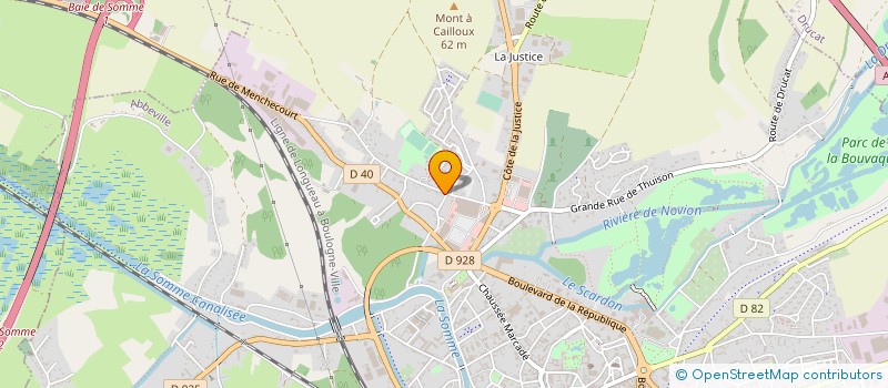localisation de l'entreprise RUNNING CLUB ABBEVILLOIS à ABBEVILLE
