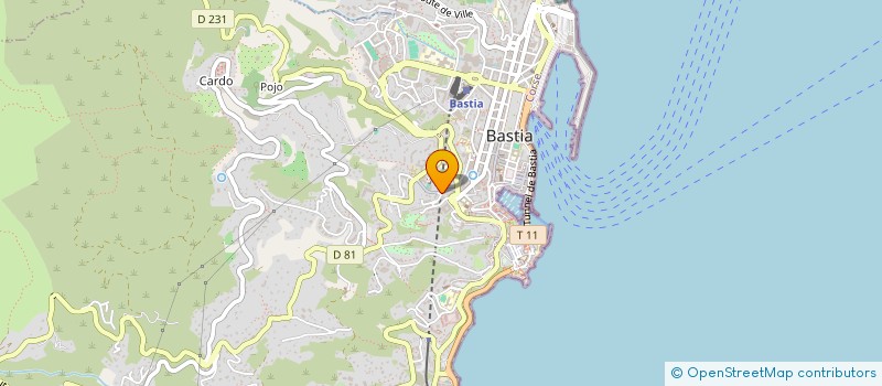 localisation de l'entreprise RUNNING CLUB BASTIA à BASTIA