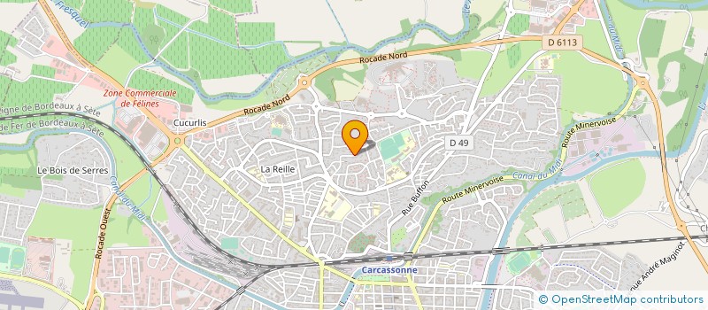 localisation de l'entreprise RUNNING CLUB CARCASSONNE  CARCASSONNE