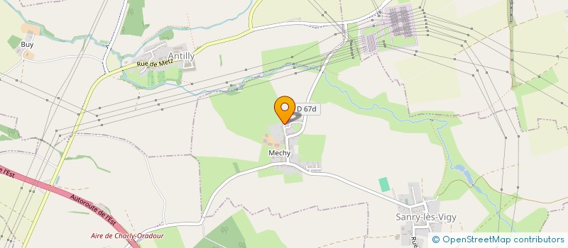 localisation de l'entreprise RUNNING CLUB RIVES DE MOSELLE  ANTILLY