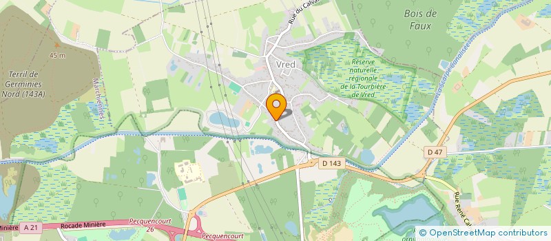 localisation de l'entreprise RUNNING GAMES  VRED