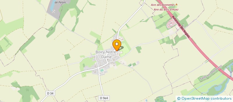 localisation de l'entreprise RUNNING NATURE BOIRY  BOIRY-NOTRE-DAME