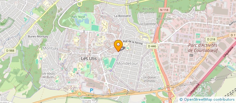 localisation de l'entreprise RUNNING PRO à LES ULIS