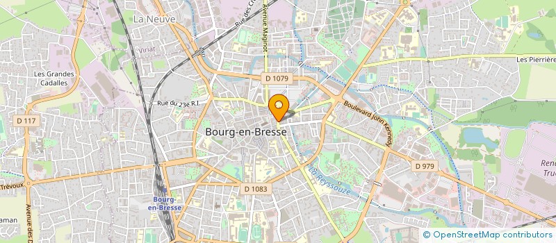 localisation de l'entreprise RUNNING SET à BOURG-EN-BRESSE