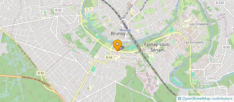 localisation de l'entreprise RUNNINGSHOES  BRUNOY