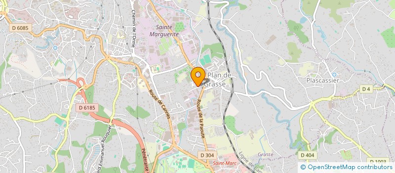 localisation de l'entreprise RUNNYMEDE à GRASSE