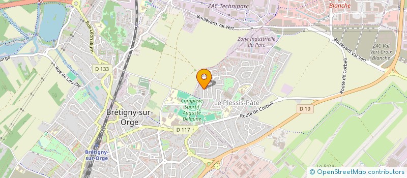 localisation de l'entreprise RUNPIECE.BS  LE PLESSIS-PATE