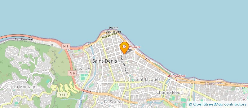 localisation de l'entreprise RUNPRINT à SAINT-DENIS