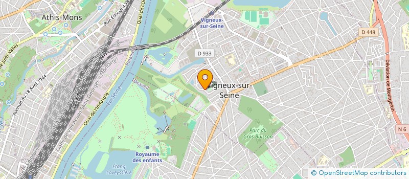 localisation de l'entreprise RUNS SURGELATION à VIGNEUX-SUR-SEINE
