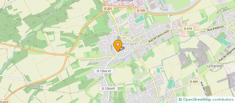 localisation de l'entreprise RUNSER STORES à HESINGUE