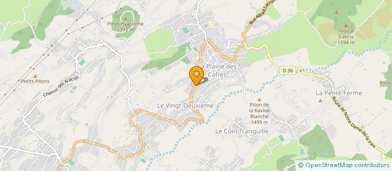 localisation de l'entreprise RUNSOFT à LE TAMPON