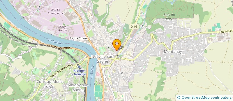 localisation de l'entreprise RUNSYS  NEUVILLE-SUR-SAONE