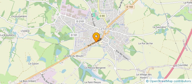 localisation de l'entreprise RUNWAY à LA FERRIERE