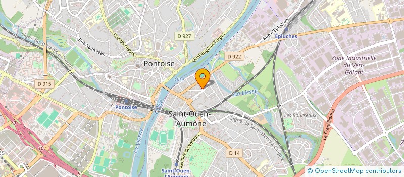 localisation de l'entreprise RUNWEB SWF  ST OUEN L AUMONE