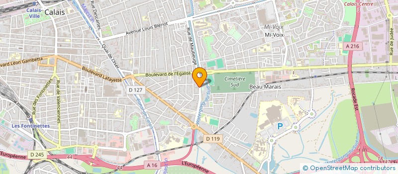 localisation de l'entreprise RUOCCO  CALAIS