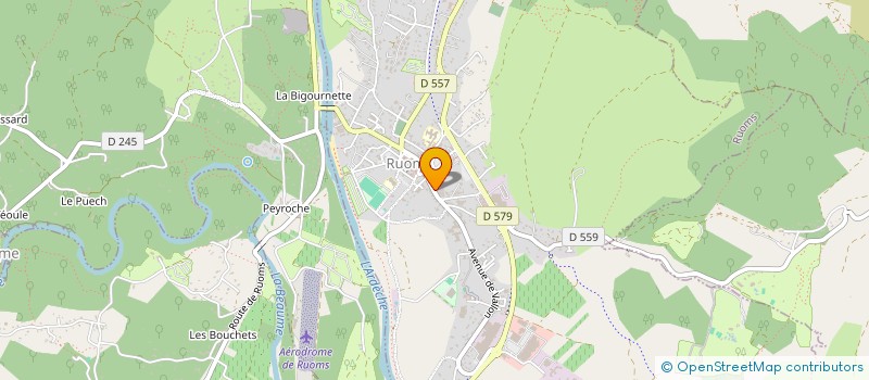 localisation de l'entreprise RUOMS 105 à RUOMS