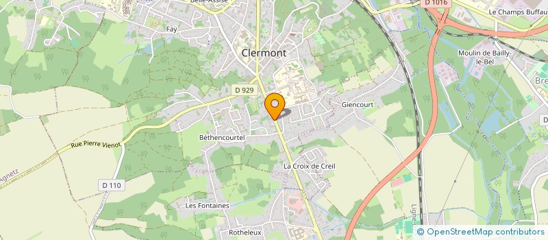 localisation de l'entreprise RUPARIS  CLERMONT