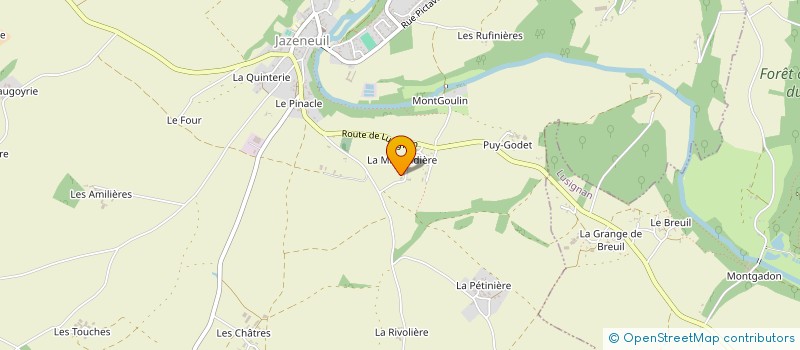 localisation de l'entreprise RUPELLA CONSULTING  JAZENEUIL