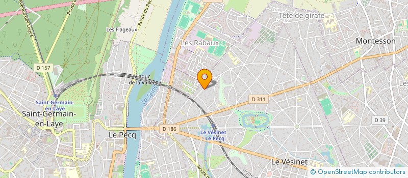 localisation de l'entreprise RUPERT ALSTON CONSULTING SASU  LE VESINET