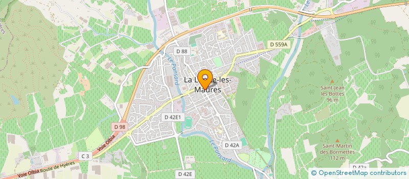 localisation de l'entreprise RUPERT G2A  LA LONDE-LES-MAURES