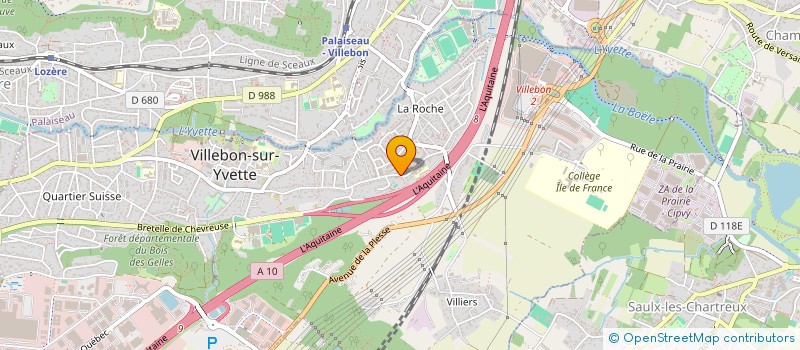 localisation de l'entreprise RUPIAS à VILLEBON-SUR-YVETTE