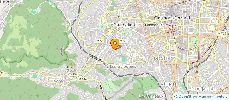 localisation de l'entreprise RUPICAPRA  CHAMALIERES